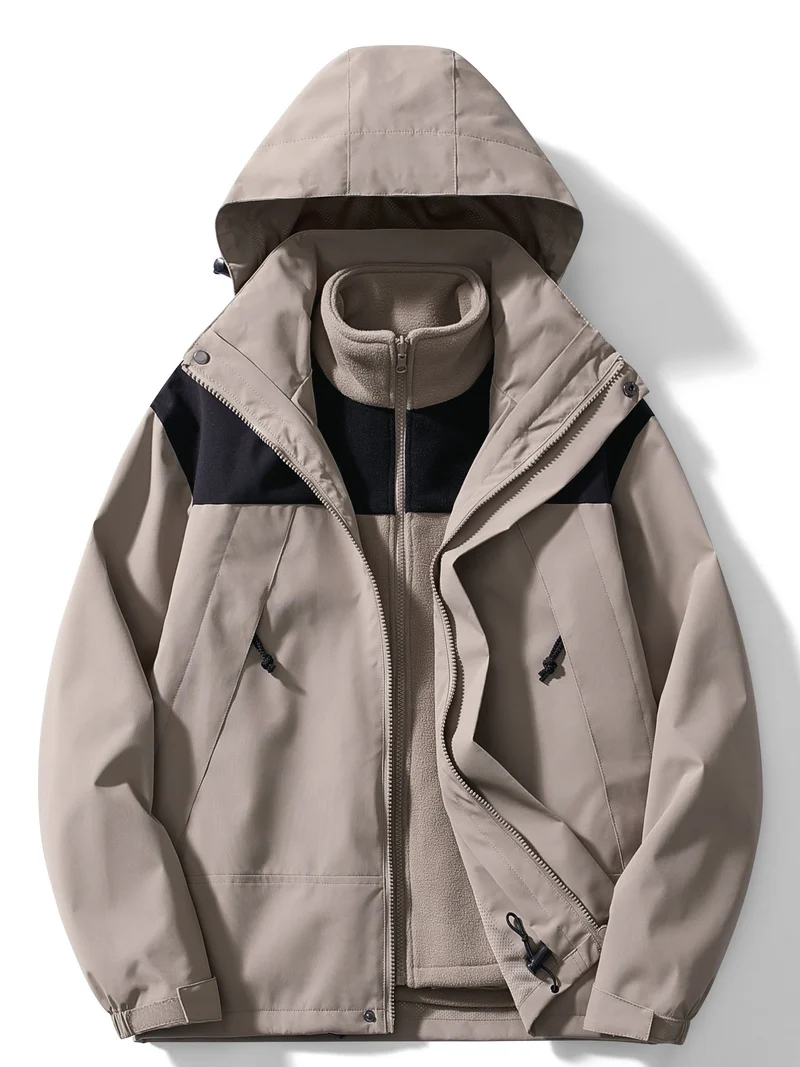 Winterjacke Damen | Übergangsjacke Damen | 3-in-1 Design: schnell anpassbar & zuverlässig bequem