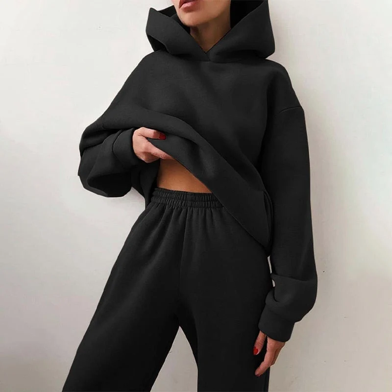 Jogginganzug Damen | 2-teiliges Set & Elastikbund-Komfort