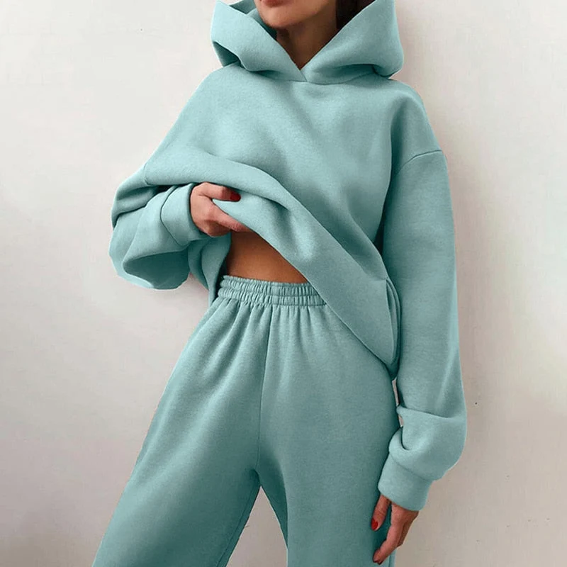 Jogginganzug Damen | 2-teiliges Set & Elastikbund-Komfort