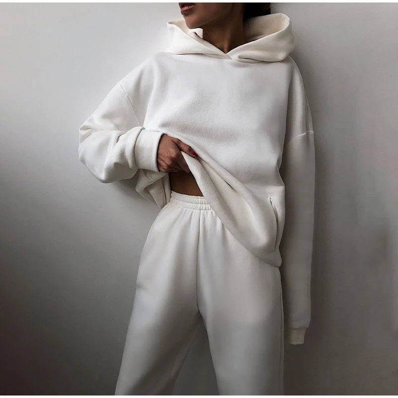 Jogginganzug Damen | 2-teiliges Set & Elastikbund-Komfort