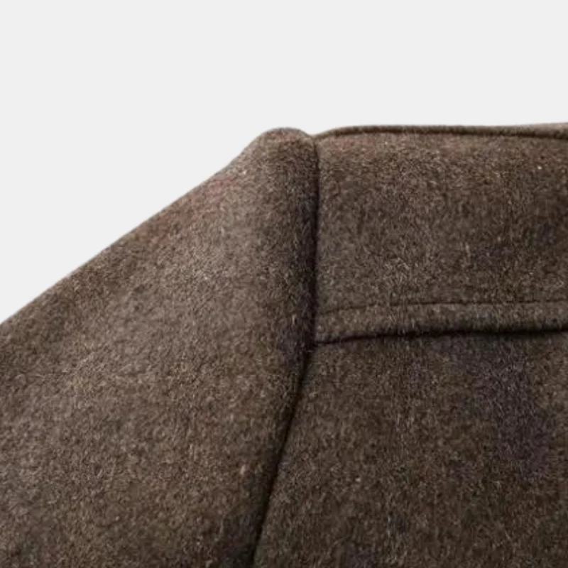 Mantel Herren | Eleganter Stehkragen | Gepolsterte Wärme für kalte Tage