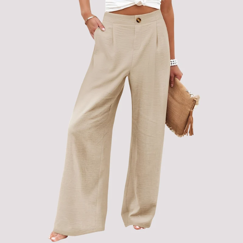 Damenhose | Weites Bein & High-Waist-Komfort
