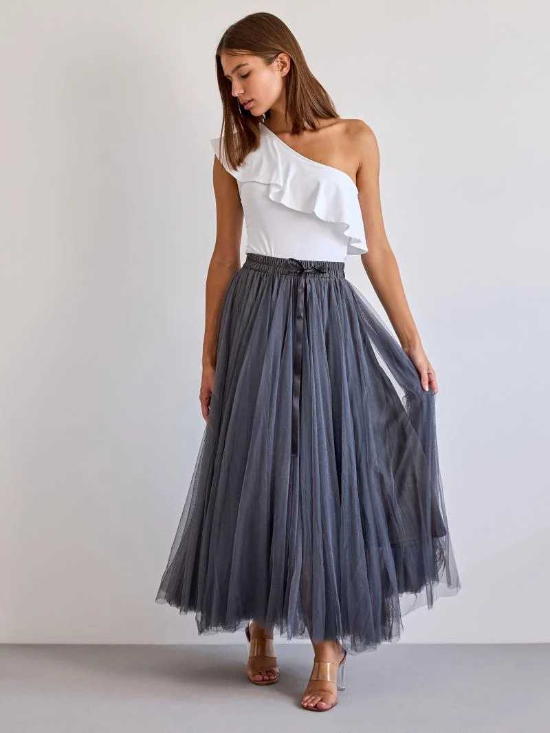 Maxirock Damen | Tüll & Fließendes Festliches Design