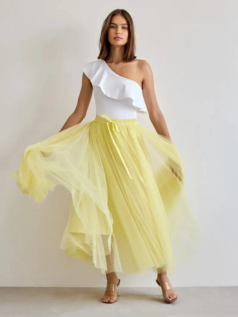 Maxirock Damen | Tüll & Fließendes Festliches Design