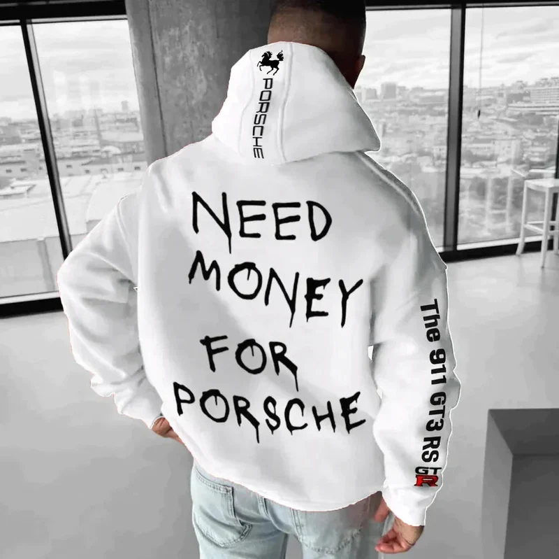 Racing Hoodie für Herren | Oversize Komfort & Auto-Details
