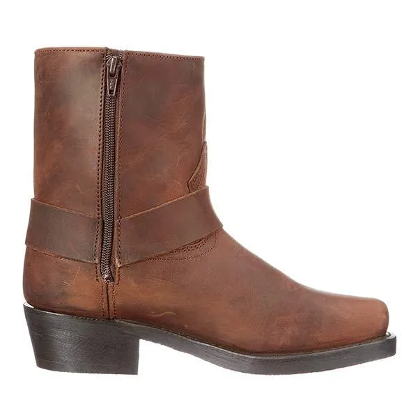 Cowboystiefel Herren | Seitlicher Reißverschluss & Rutschfester Halt