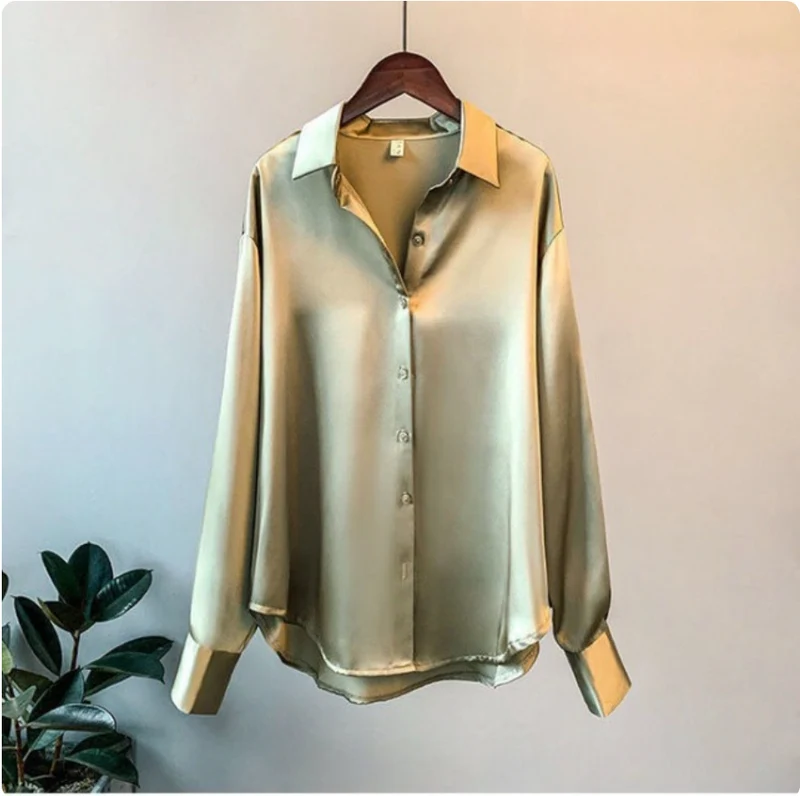 Satinhemd Damen | Fließender Fall & Elegant in Sekunden