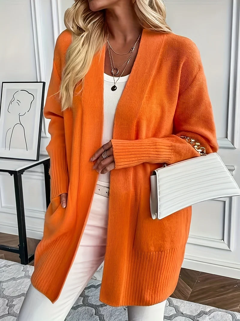 Leonie | Kuscheliger Cardigan Offener Schnitt