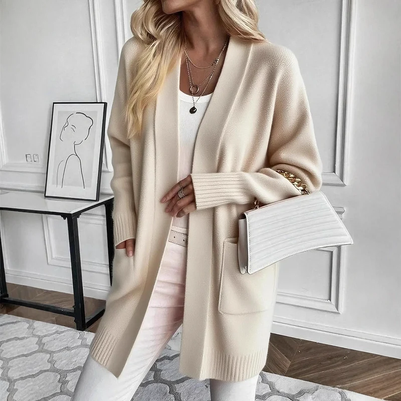Leonie | Kuscheliger Cardigan Offener Schnitt