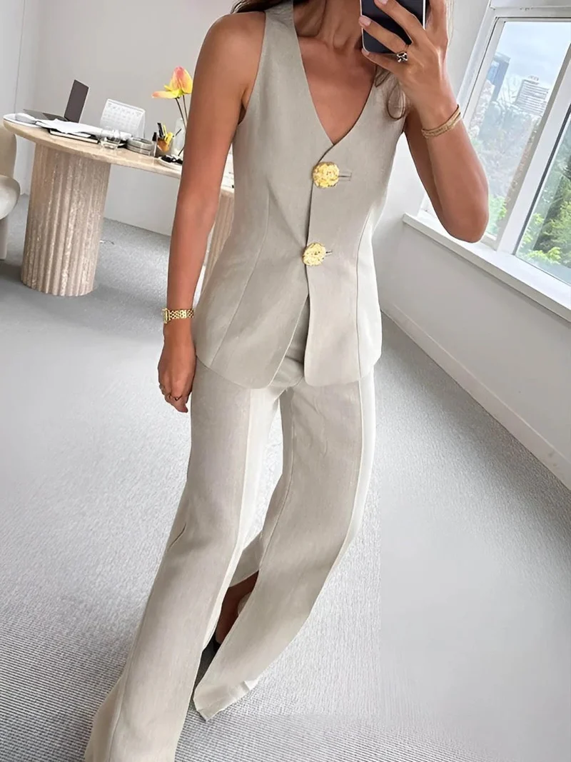 Jumpsuit Damen | Elegant mit Weitem Bein