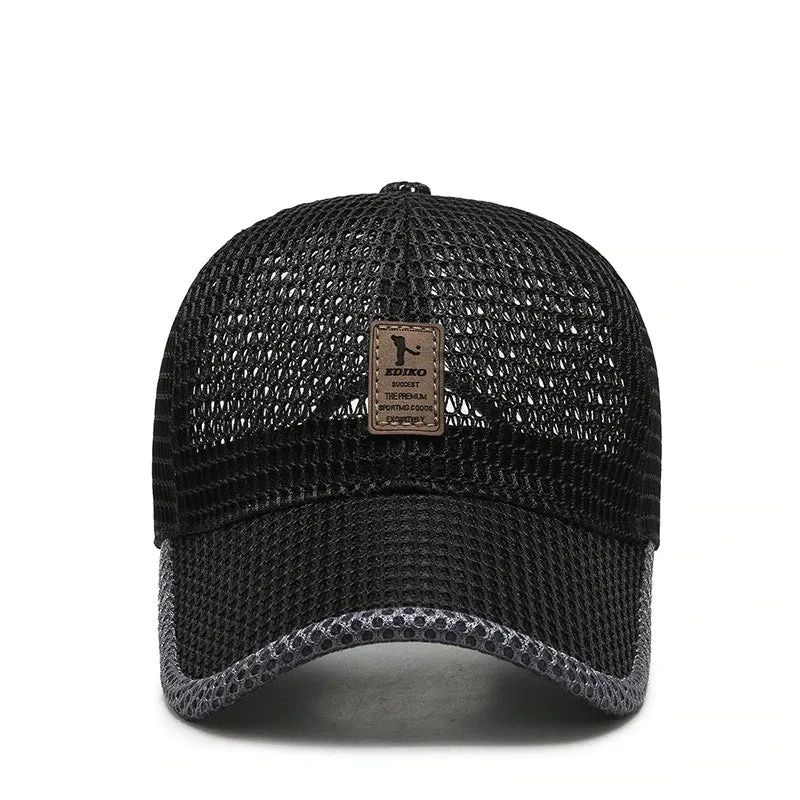 Sommerhut Herren | Atmungsaktive Mesh-Cap & Verstellbarer Trucker-Stil