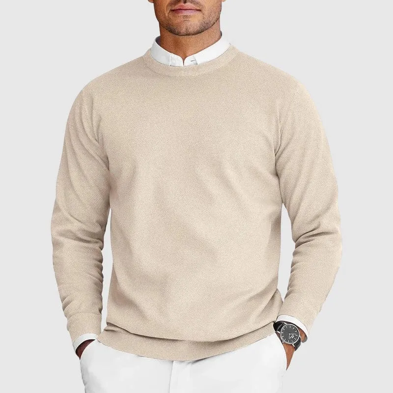 Tobias | Modern geschnittener Herren Kaschmirpullover