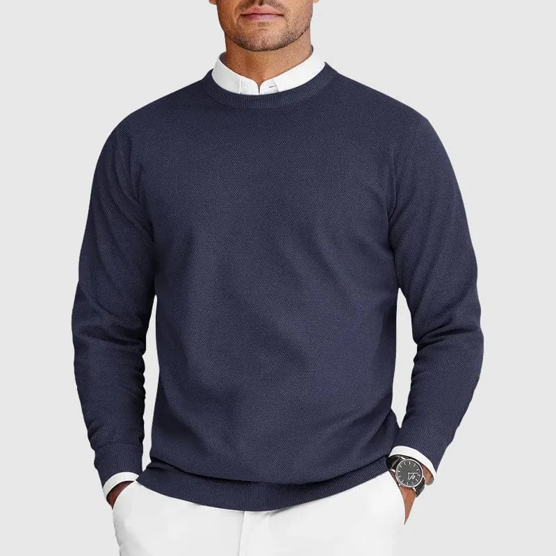 Tobias | Modern geschnittener Herren Kaschmirpullover