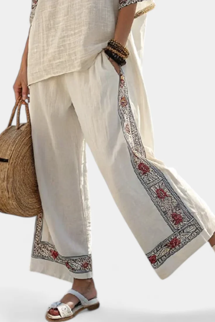 Talina | Exklusives Blusen Set mit Hose