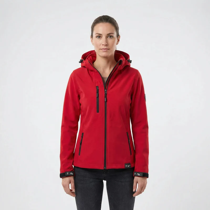 Softshell Jacke Damen | Kapuze & Windabweisender Schutz