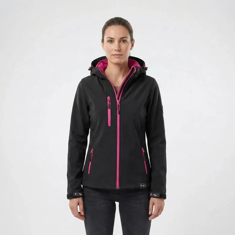 Softshell Jacke Damen | Kapuze & Windabweisender Schutz