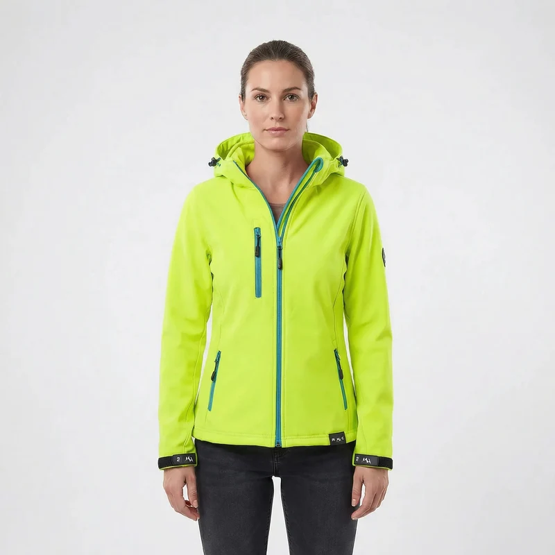 Softshell Jacke Damen | Kapuze & Windabweisender Schutz