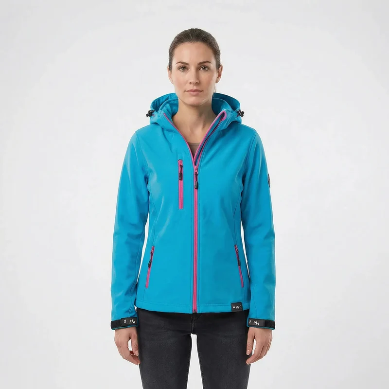 Softshell Jacke Damen | Kapuze & Windabweisender Schutz