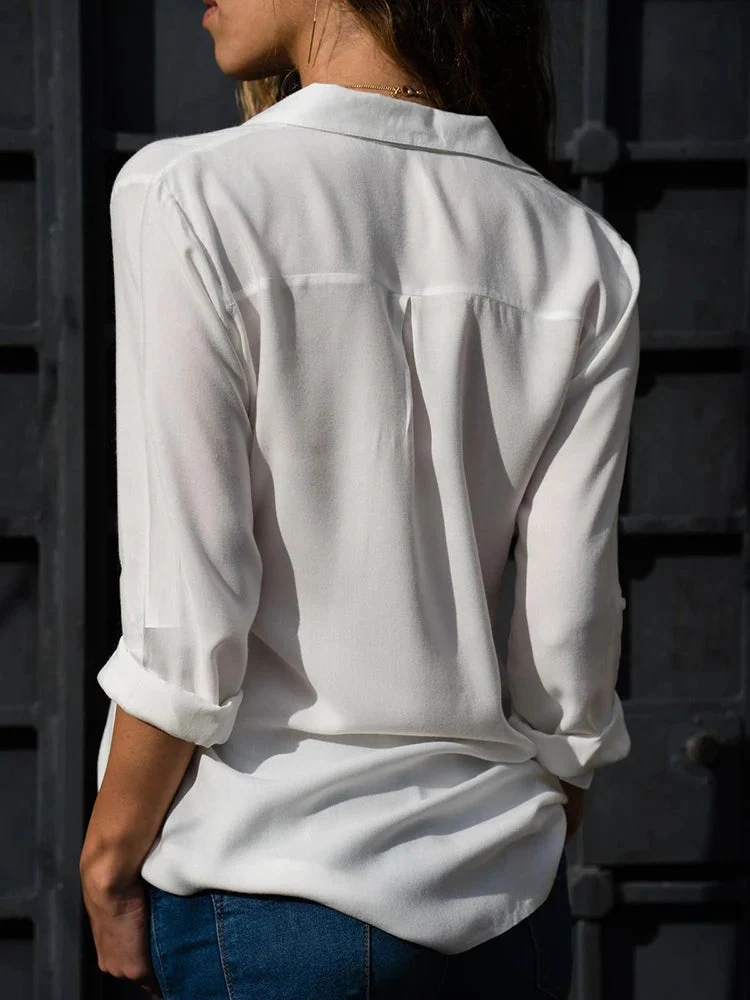 Bluse Damen | Hemdkragen & Knopfleiste für einen cleanen Look