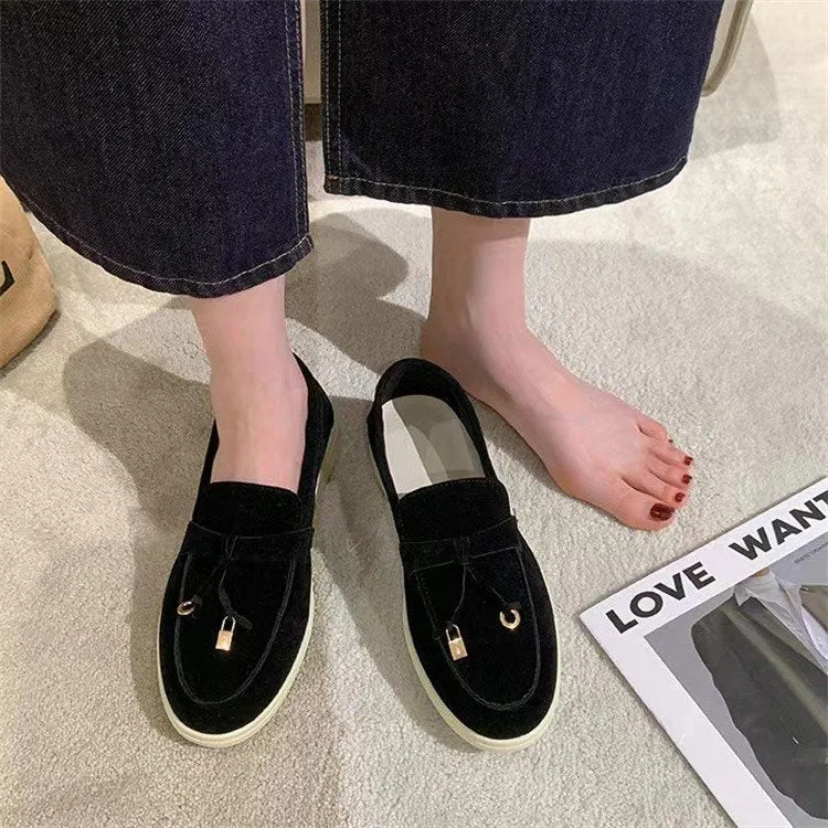 Mokassins Damen | Schnür-Detail & Bequemer Slip-on Sitz