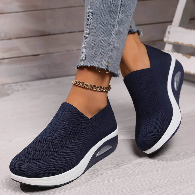 Orthopädische Schuhe zur Schmerzlinderung Damen | Dämpfende Sohle & Leichtes Reinschlüpfen