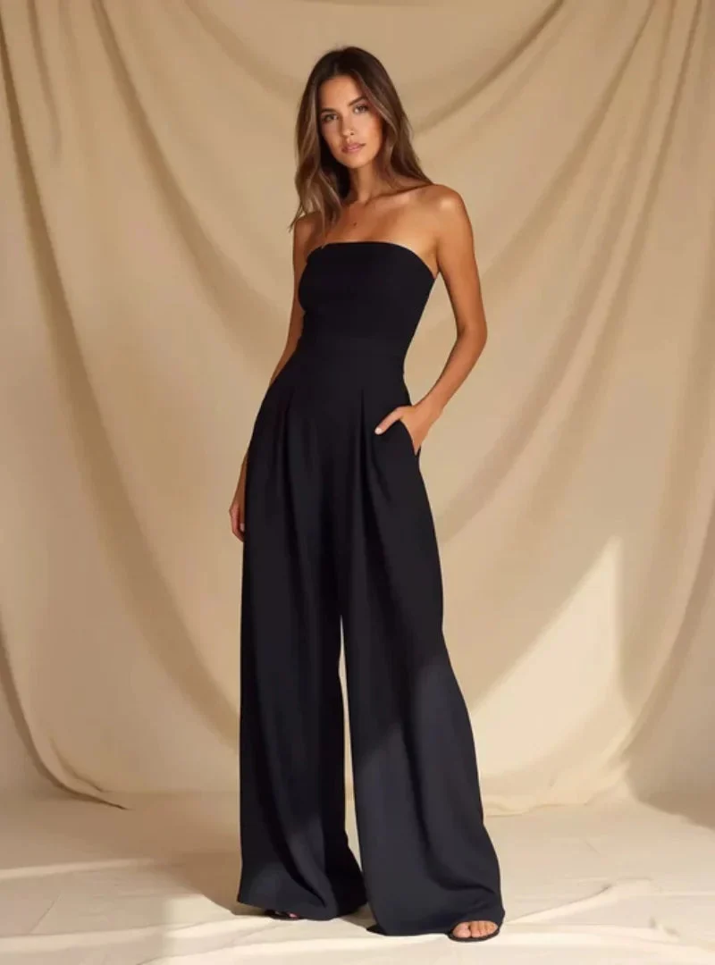 Jumpsuit Damen | Trägerlos & Figurschmeichelnd
