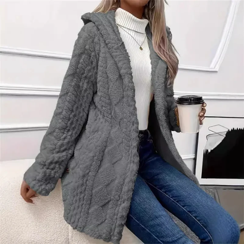 Übergangsjacke Damen | Mantel Damen | Knopfleiste & Wärmender Tragekomfort