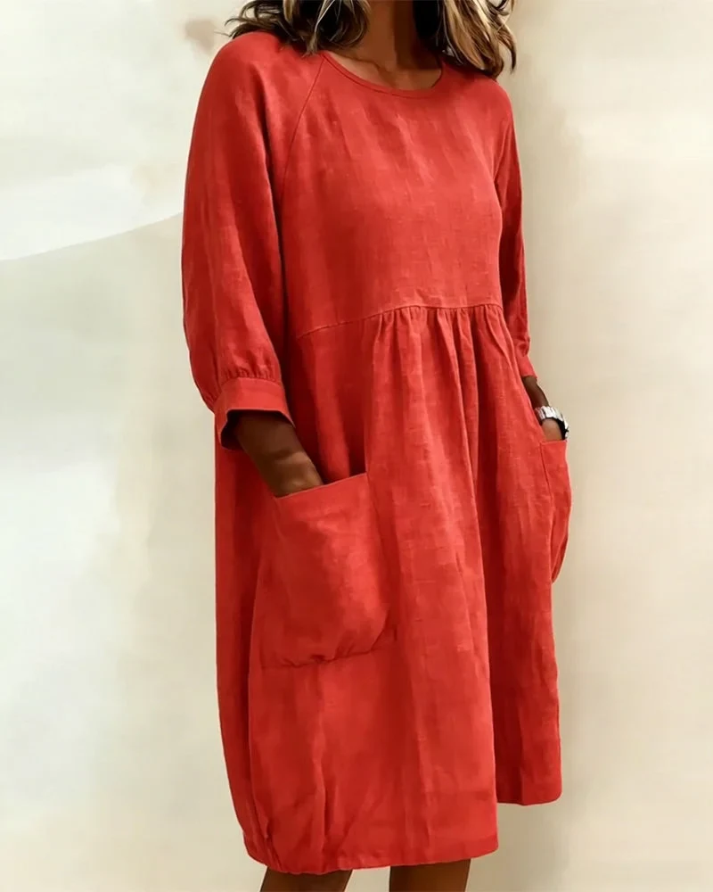 Paula | Charmantes 3/4-Arm-Kleid Damen