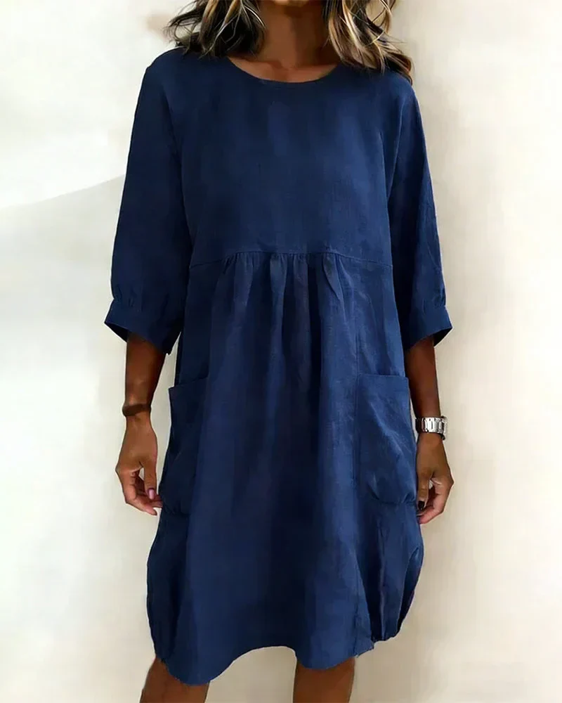 Paula | Charmantes 3/4-Arm-Kleid Damen