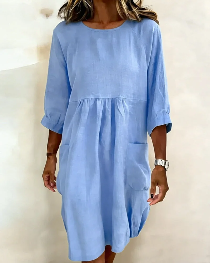 Paula | Charmantes 3/4-Arm-Kleid Damen