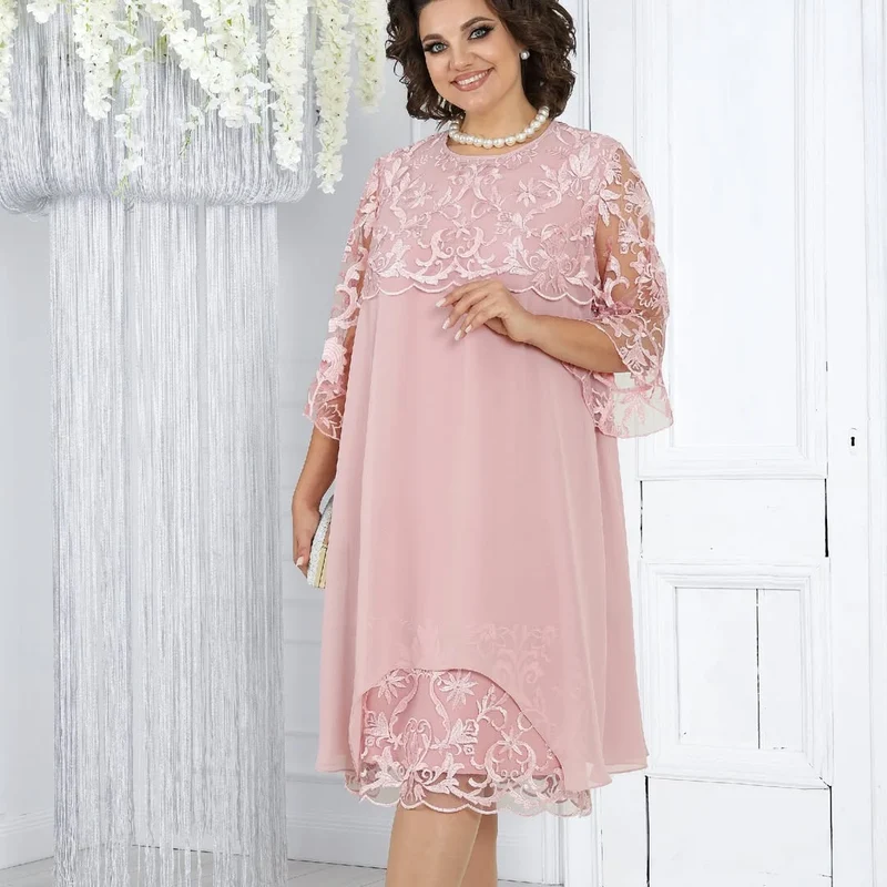 Paula | Lässiges Damen Midikleid elegant