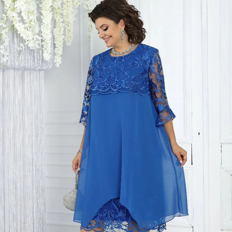 Paula | Lässiges Damen Midikleid elegant