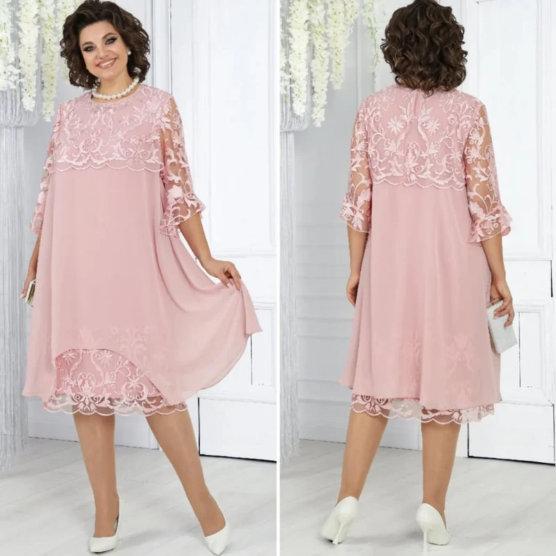 Paula | Lässiges Damen Midikleid elegant