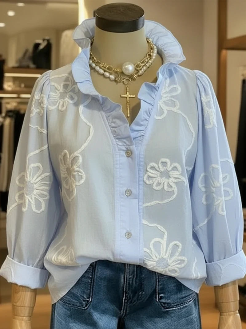Jana | Damenbluse Freizeit komfortabel elegant