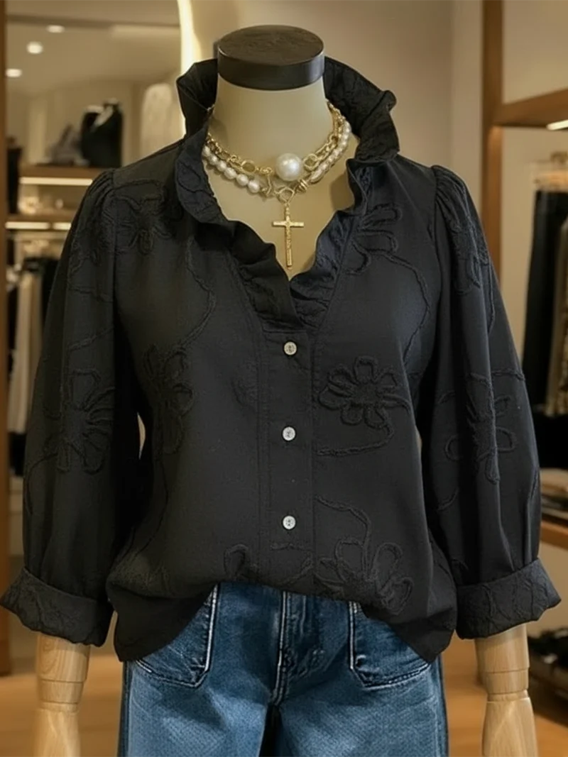 Jana | Damenbluse Freizeit komfortabel elegant