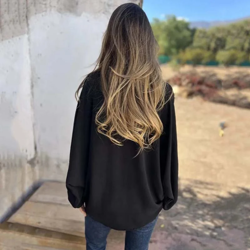Julia | Edle Oversize Bluse Damen