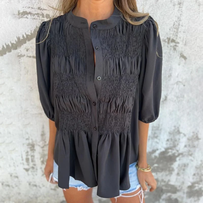 Lina | Hochwertige Ibiza Style Bluse Damen