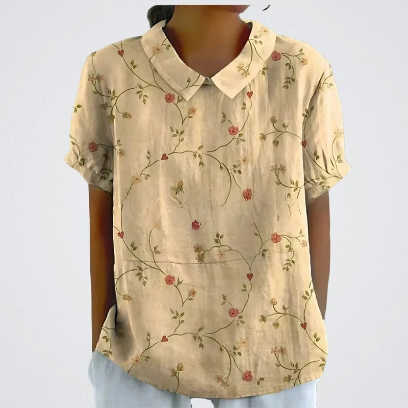 Emilia | Moderne Bluse mit Blumenmuster