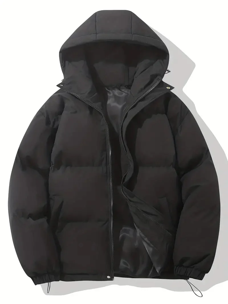 Winterjacke Herren | Steppjacke Herren | Integrierte Kapuze & elastische Abschlüsse