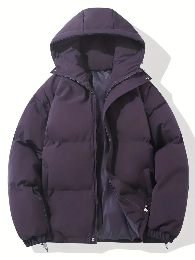 Winterjacke Herren | Steppjacke Herren | Integrierte Kapuze & elastische Abschlüsse