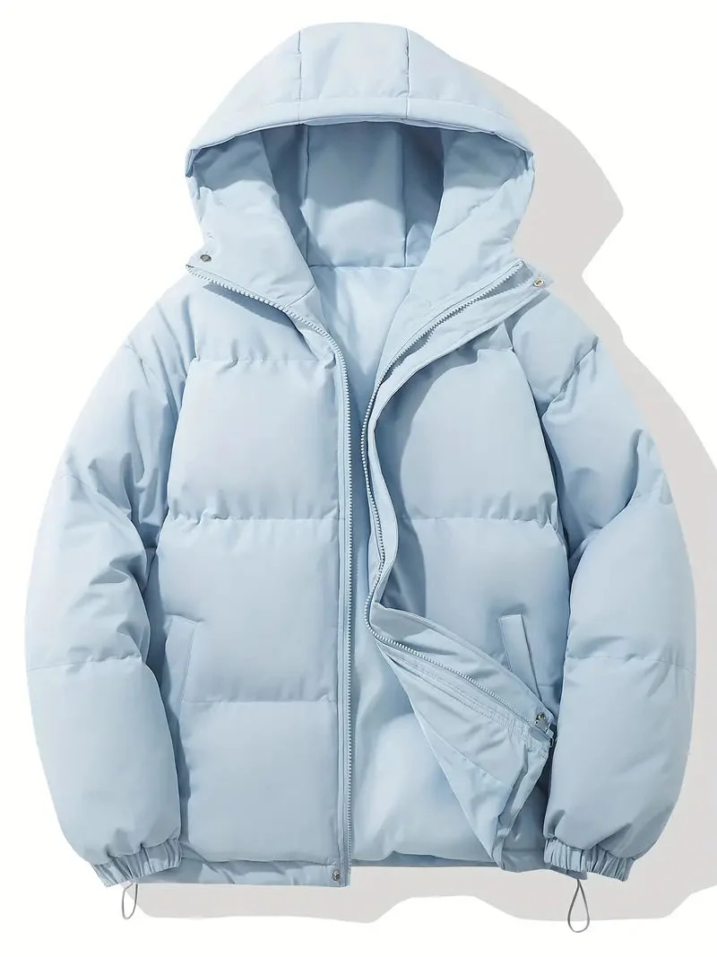 Winterjacke Herren | Steppjacke Herren | Integrierte Kapuze & elastische Abschlüsse