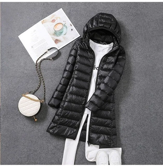 Winterjacke Damen | Steppjacke Damen | Lang geschnitten: mehr Wärmegefühl & Schutz