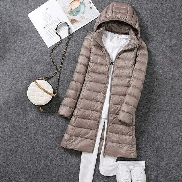 Winterjacke Damen | Steppjacke Damen | Lang geschnitten: mehr Wärmegefühl & Schutz