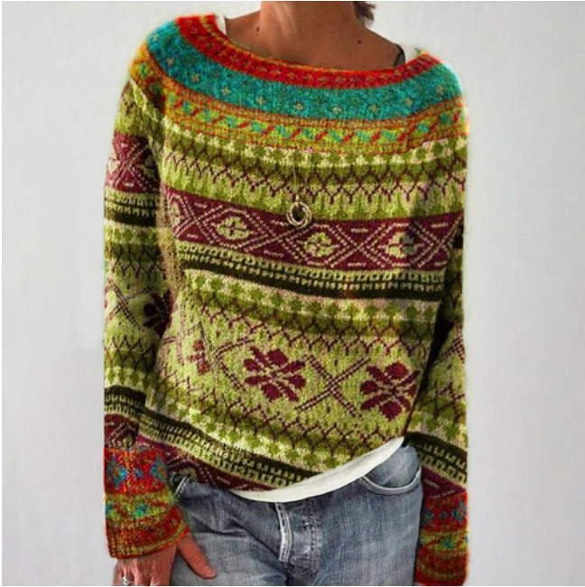 Norwegerpullover Damen | Pullover Norwegermuster | Traditionelles Design & wohlige Wärme