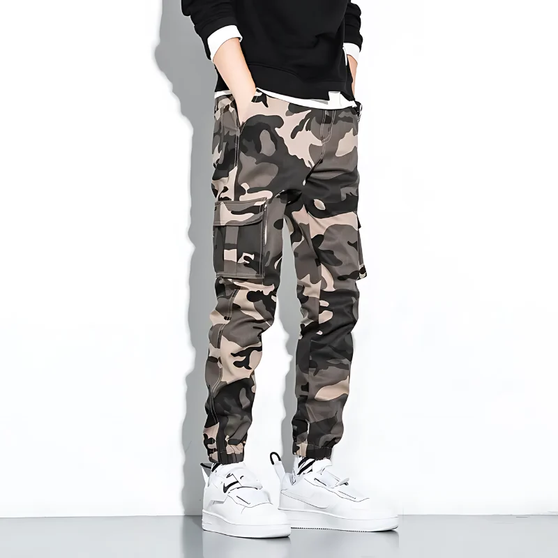Paul | Camo Cargo Hose Herren in stilvoller Ausführung