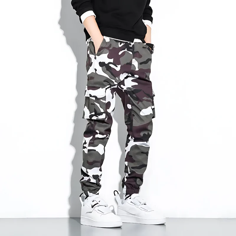 Paul | Camo Cargo Hose Herren in stilvoller Ausführung