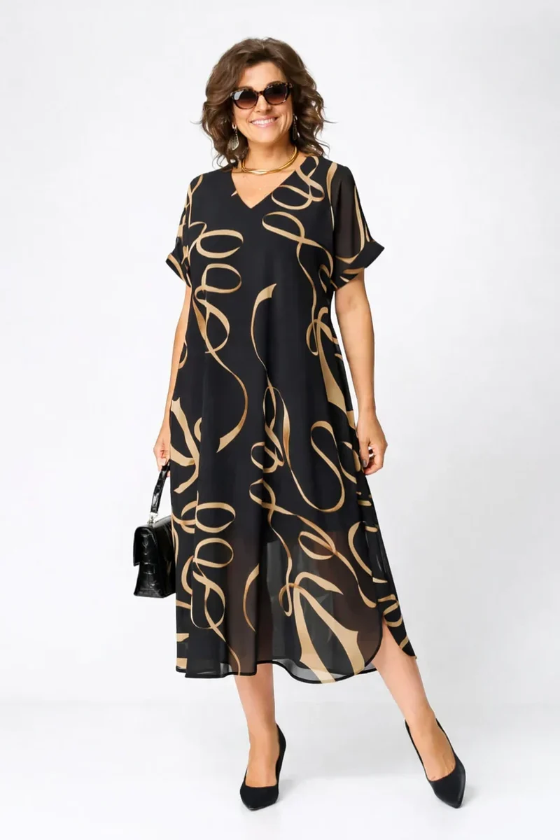 Emma | Elegantes Kleid Sommer Chic Mode