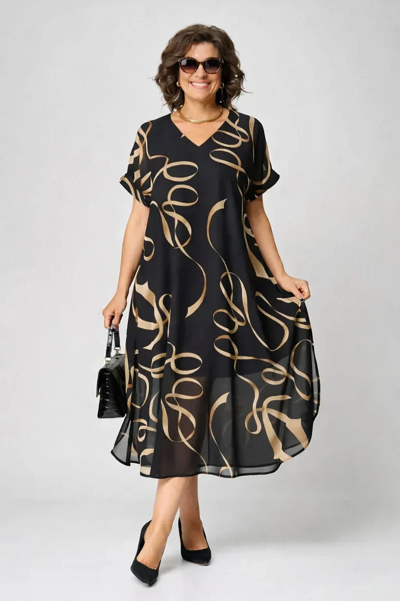 Emma | Elegantes Kleid Sommer Chic Mode