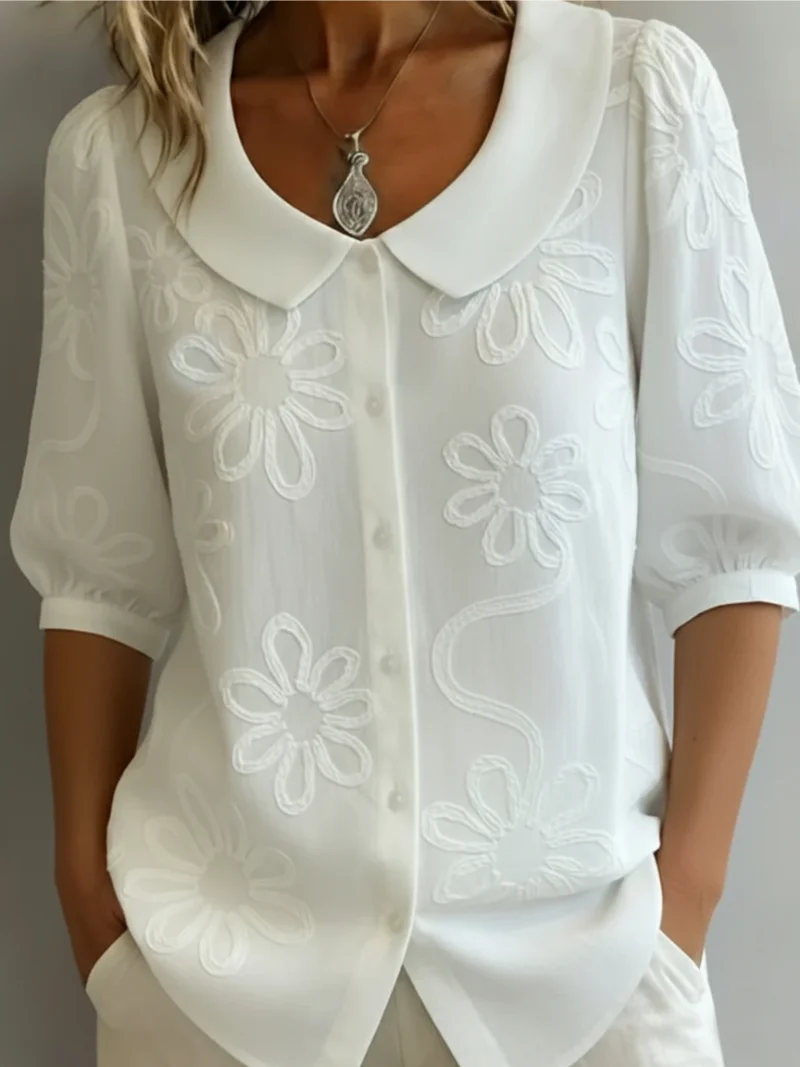 Elina | Stilvolle Soft Touch Bluse für Damen