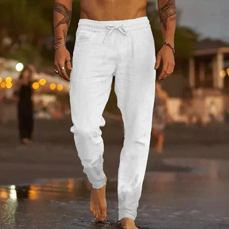 Helga | Herren Leinen-Strandhose stilvoll und leicht